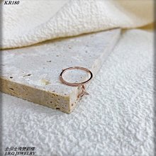 金保全珠寶銀樓(KR100)18K玫瑰金 小花鑽 鑽石戒指(請勿直接下標~國際行情變動調價 請詢問新報價) 歷史價格詳細信息