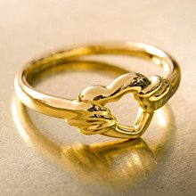 順順飾品--純金戒指--香港6D硬金I♡U戒指┃重0.35錢.戒圍9.5號 歷史價格詳細信息