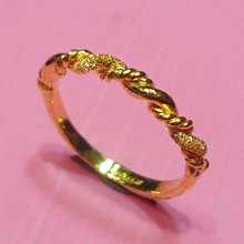 【金飾記錄】【黃金9999】。【純金耀開心幸運草品牌戒子082】送禮/自戴 歷史價格詳細信息