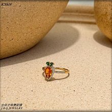 金保全珠寶銀樓(KY638)18K金 海藍寶造型戒指(請勿直接下標~金價波動 請詢問新報價)~補貨中 歷史價格詳細信息