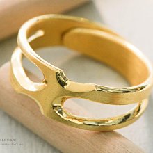 順順飾品--純金戒指--交叉線條戒指┃重0.72錢.活動戒圍 歷史價格詳細信息