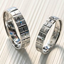順順飾品--白金戒指--Pt950鉑金幾何多角機刻戒指（大）┃重1.57錢.活動戒圍.對戒款式 歷史價格詳細信息