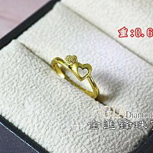 純金戒指【心鑽系列】黃金戒指 有實體門市可舊金換購 9999 Gold Ring 歷史價格詳細信息