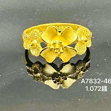 純黃金9999  時尚LOVE造型 金戒 重0.592錢 #商品99新.未配戴過 A7832-56 歷史價格詳細信息