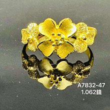 純黃金9999  時尚LOVE造型 金戒 重0.592錢 #商品99新.未配戴過 A7832-56 歷史價格詳細信息
