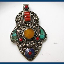 金鑲銀藏傳黃財神銀餅項鏈吊墜 真金白銀項鏈吊墜，黃財神手打千36 歷史價格詳細信息