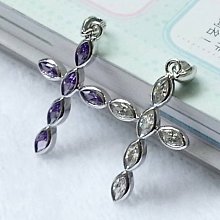 925純銀飾品鋯石耳釘女紫色鑲鑽星球耳扣輕奢時尚氣質耳環耳飾品 歷史價格詳細信息