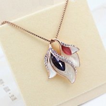 鍍銀項鍊 鑲鑽吊墜-精緻知性亮麗女飾品73ch39[獨家進口][巴黎精品] 歷史價格詳細信息