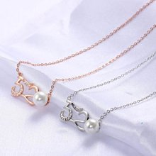 時尚鑲鑽銀色雙圈圓形項鏈 歷史價格詳細信息