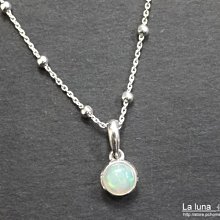 【La luna 銀飾豐華】小巧可愛天使圓珠形波羅的海天然琥珀純銀墜子 (P3455) 歷史價格詳細信息