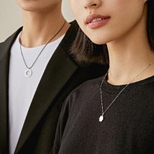 【熱賣精選】KADER純銀項鏈女鎖骨鏈情侶男女學生吊墜一對飾品禮物送女友 歷史價格詳細信息