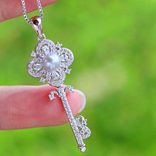 日式S925純銀鏈條吊墜路路通配件珍珠空托女含日標袋氣質簡約【爆款】請咨詢yo 歷史價格詳細信息