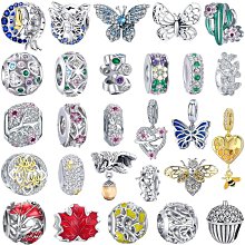 熱銷Pandora純銀情人節系列手鏈配件DIY手工串珠個性大孔珠子散珠 歷史價格詳細信息