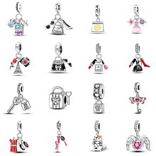 熱銷Pandora珠子手鏈串飾吊飾S925銀串珠DIY手串項鏈吊墜飾品 價格比較,價格查詢,歷史價格詳細信息