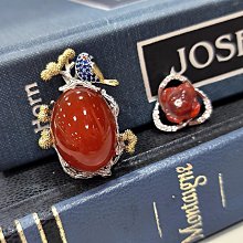 英國????????帶回英國Harrods天然蘇格蘭紅瑪瑙超大顆超清透925純銀戒指活圈指圈 歷史價格詳細信息