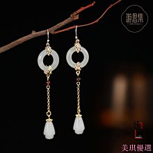 古風漢服耳環新娘結婚秀禾耳飾明制古代新中式唐風配飾無耳洞耳夾 歷史價格詳細信息