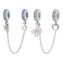 首飾配件#Pandora潘多拉925純銀手鏈配件可愛貓頭鷹串珠DIY個性創意設計大孔散珠飾品 歷史價格詳細信息