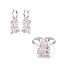 潘多拉戒指S925純銀心意交織日月同輝情侶疊戴精緻設計款輕奢高級 歷史價格詳細信息