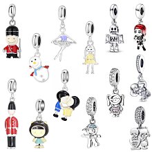 Max代購#Pandora潘多拉歐美風繁花型925純銀定位防滑硅膠安全鏈DIY大孔珠子手鏈配件串飾 歷史價格詳細信息
