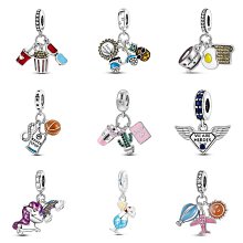 熱銷現貨熱銷Pandora新款純銀手鏈配件貓咪串飾diy大孔珠子個性散珠吊墜配 歷史價格詳細信息