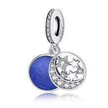 熱銷現貨熱銷Pandora純銀手鏈配件圣誕雪人串珠手鏈配件 DIY飄雪夜景禮品 歷史價格詳細信息