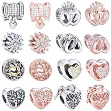 熱銷現貨熱銷Pandora純銀珠子手鏈串飾無限的愛DIY時尚百搭散珠配飾 歷史價格詳細信息