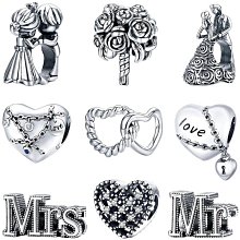 熱銷Pandora純銀情人節系列手鏈配件DIY手工串珠個性大孔珠子散珠 歷史價格詳細信息