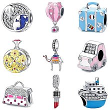 熱銷Pandora珠子手鏈串飾吊飾S925銀串珠DIY手串項鏈吊墜飾品 歷史價格詳細信息