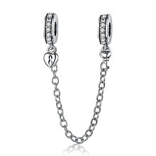 熱銷現貨熱銷Pandora純銀安全鏈手鏈配件DIY鑲嵌時尚百搭卡扣串飾散珠 歷史價格詳細信息