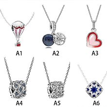 首飾配件#Pandora潘多拉項鏈三色堇吊飾項鏈愛心款式項鏈鎖骨鏈時尚氣質 歷史價格詳細信息