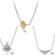 首飾配件#Pandora潘多拉項鏈三色堇吊飾項鏈愛心款式項鏈鎖骨鏈時尚氣質 歷史價格詳細信息