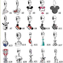 潘多拉，迪士尼系列，茉莉公主鞋吊墜，791790，正品鋼印細節已拍，隨意鑑定，出。 歷史價格詳細信息