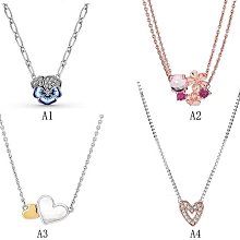 首飾配件#Pandora潘多拉項鏈三色堇吊飾項鏈愛心款式項鏈鎖骨鏈時尚氣質 價格比較,價格查詢,歷史價格詳細信息