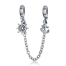 S925銀航海星芒羅盤項鍊男士復古朋克風指南針吊墜北極星船錨男潮 歷史價格詳細信息