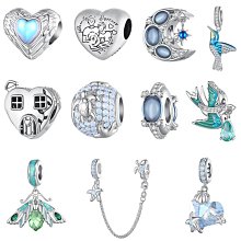 UU代購#Pandora潘朵拉海洋風系列diy硅膠定位隔珠手鏈配件海星貝殼925純銀珠子散珠飾品 歷史價格詳細信息