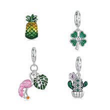 UU代購#Pandora潘多拉幸運四葉草不對稱耳環超閃鋯石耳釘鍍銀彩蝶天使之環耳飾 歷史價格詳細信息