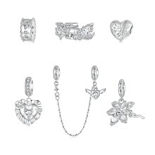 UU代購#Pandora潘朵拉夢幻海洋系列水母魚尾diy飾品配件925銀斗魚手鏈項鏈吊墜心形串珠 歷史價格詳細信息