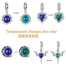 UU代購#Pandora潘多拉S925純銀天使翅膀之翼心形扣頭茉莉素鏈手鐲串吊珠子DIY手鏈 歷史價格詳細信息