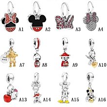 UU代購#Pandora潘多拉旅游系列串珠鍍銀手鏈小串飾珠子DIY手串鋯石吊飾beads 歷史價格詳細信息