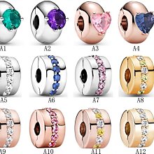 UU代購#Pandora潘多拉旅游系列串珠鍍銀手鏈小串飾珠子DIY手串鋯石吊飾beads 歷史價格詳細信息