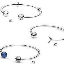 潘多拉，雙色日月組合吊飾吊墜，，全新正品鋼印細節 歷史價格詳細信息