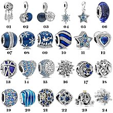 UU代購#Pandora潘朵拉夢幻海洋系列水母魚尾diy飾品配件925銀斗魚手鏈項鏈吊墜心形串珠 歷史價格詳細信息