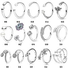 雛菊戒指 GD權志龍同款小雛菊ins925純銀男女情侶款開口戒指~玲瓏心飾 歷史價格詳細信息