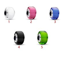 UU代購#Pandora潘多拉旅游系列串珠鍍銀手鏈小串飾珠子DIY手串鋯石吊飾beads 歷史價格詳細信息