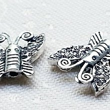 925純銀配件泰銀蝴蝶紋隔珠彎管掛件手工diy紅繩手鏈串珠飾品配飾-佳藝居 歷史價格詳細信息