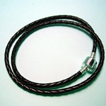 琥珀貓銀飾DIY【純銀+巴西蠟線】祈福許願幸運手鍊~A1131~幸運草/鋯石/銀珠/銀管~一條 歷史價格詳細信息