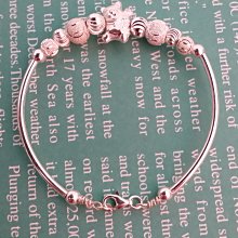 @麗屋瑄品@原創純手工編織990純銀吊墜手環/幸運手環,時尚,大方配件/生日禮物，情人節 歷史價格詳細信息