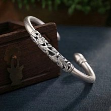 990純銀手鐲年輕氣質日韓簡約時尚推拉女款圓珠櫻花銀鐲子送女友 歷史價格詳細信息
