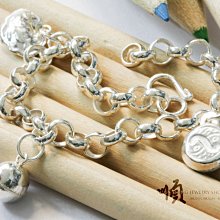 順順飾品--白銀手鍊--990銀鐘鼓鎖童手鍊┃重約1.59錢 價格比較,價格查詢,歷史價格詳細信息