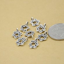 蠟媽銀坊-925純銀15mm鏤空愛心花吊飾 歷史價格詳細信息